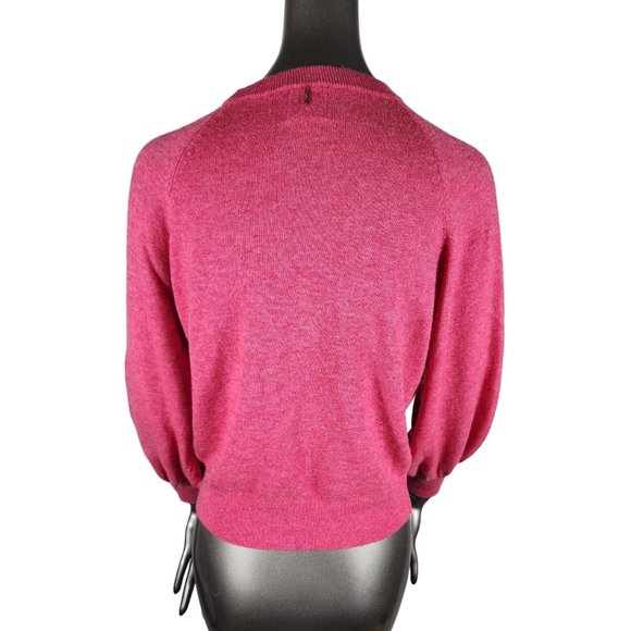 Misa Pink Alpaca Sweater Merino Wool Extra Small XS - Picture 3 of 6